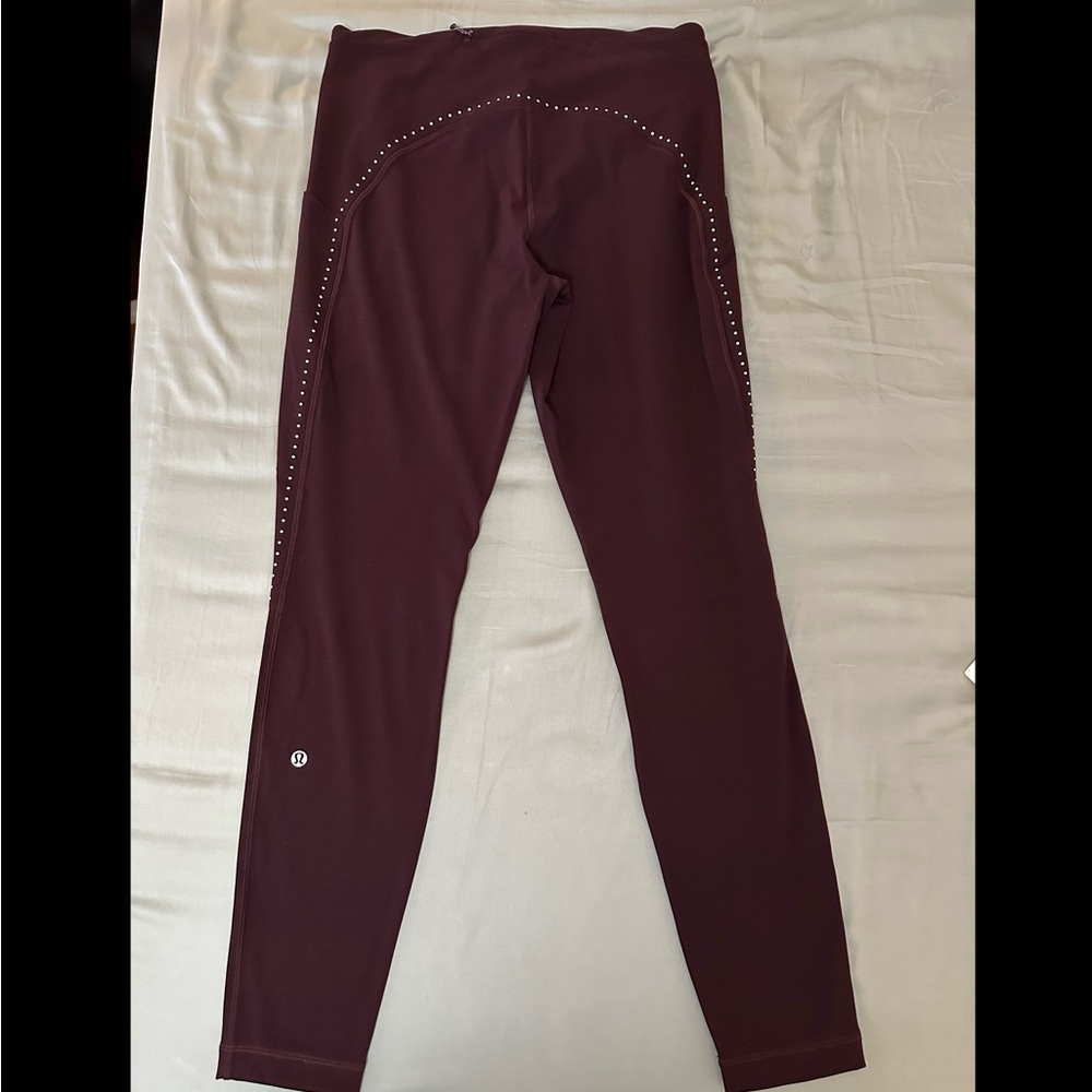 Lululemon Swift Speed HR Tight 28” Brushed Black Plum